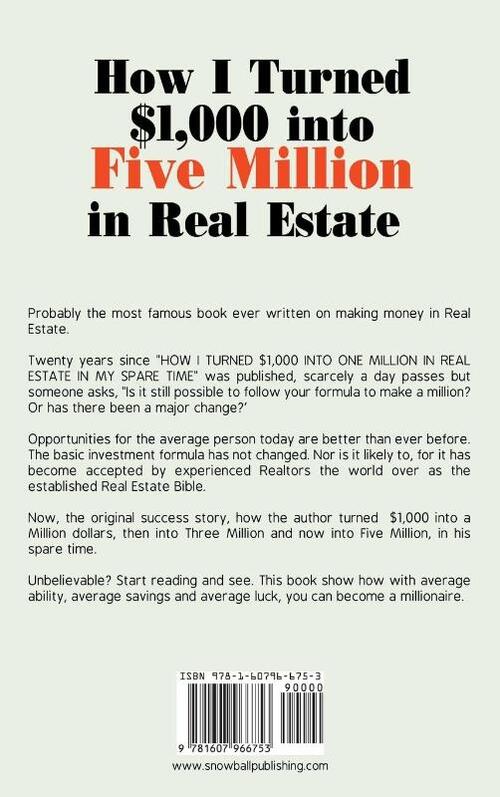 How I Turned $1,000 Into Five Million in Real Estate in My Spare Time