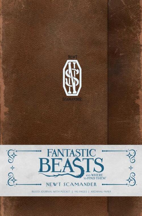 Fantastic Beasts Newt Scamander Hardcover Ruled Journal