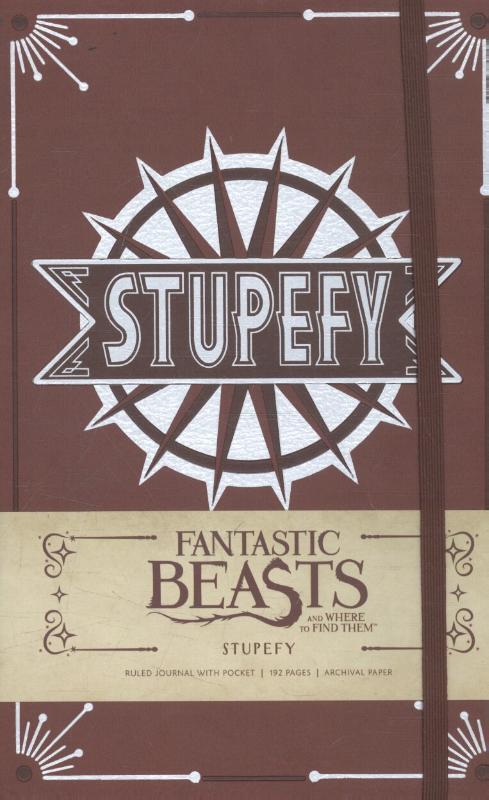 Fantastic Beasts Stupefy Hardcover Ruled Journal