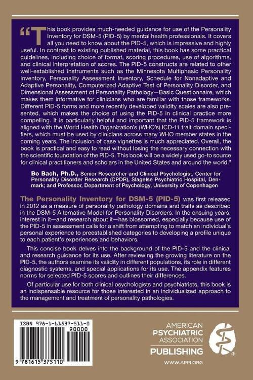 Understanding the Personality Inventory for DSM-5 (PID-5)