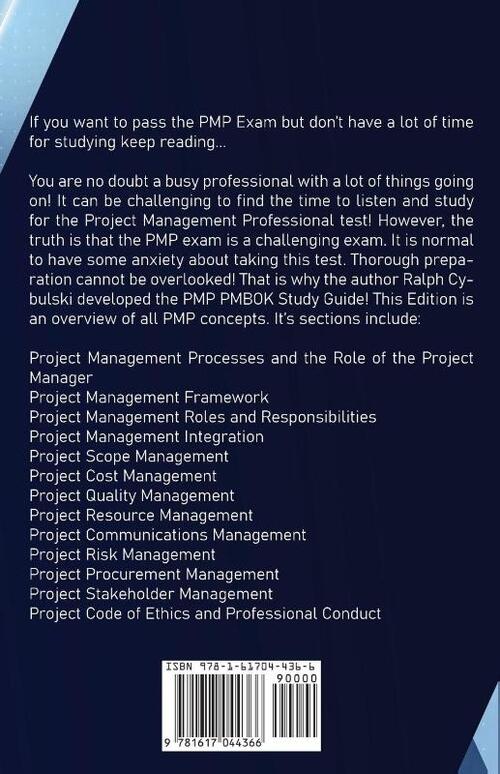 PMP PMBOK Study Guide! Project Management Professional Exam Study Guide! Best Test Prep to Help You Pass the Exam! Complete Review Edition!