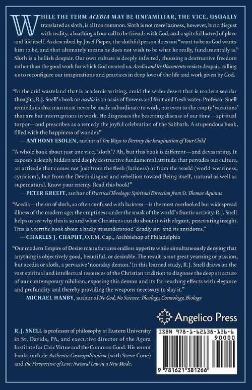 Acedia and Its Discontents