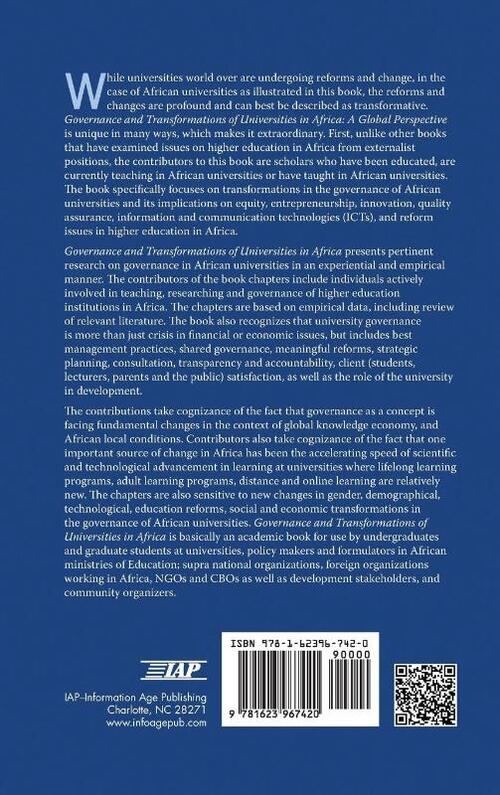 Governance and Transformations of Universities in Africa