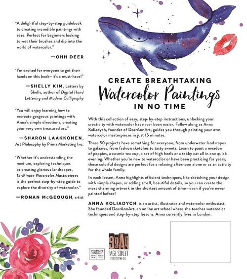 15-Minute Watercolor Masterpieces