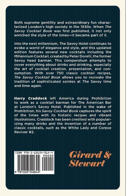 The Savoy Cocktail Book
