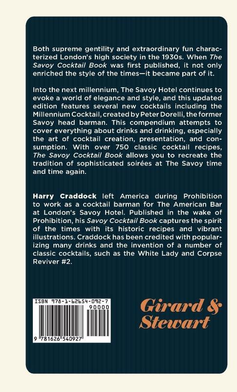 The Savoy Cocktail Book