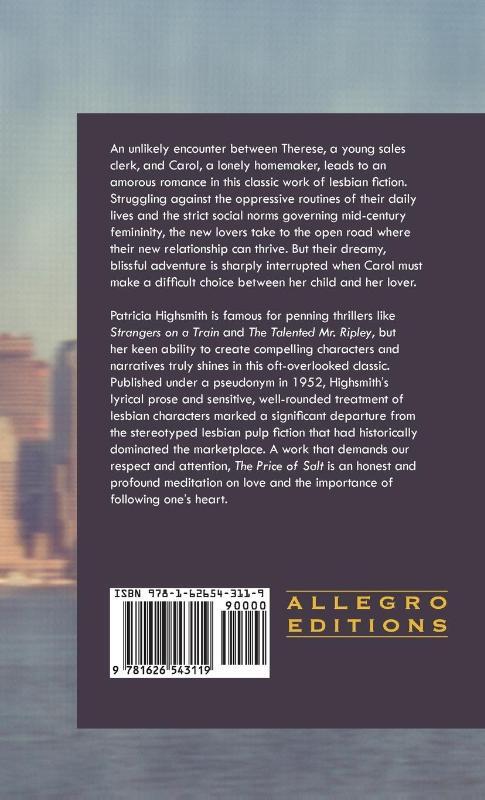 The Price of Salt, or Carol