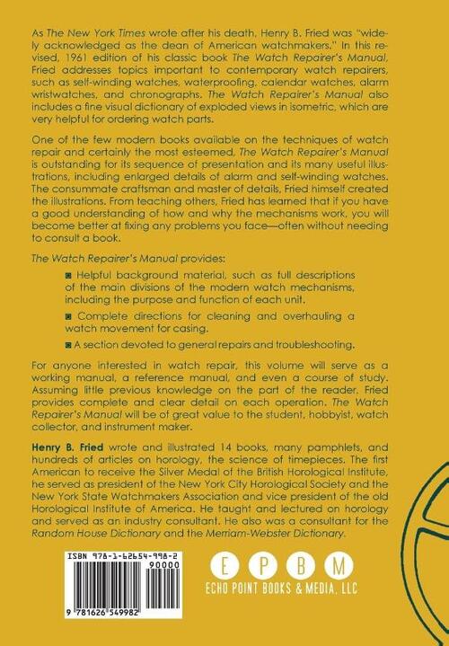 The Watch Repairer's Manual