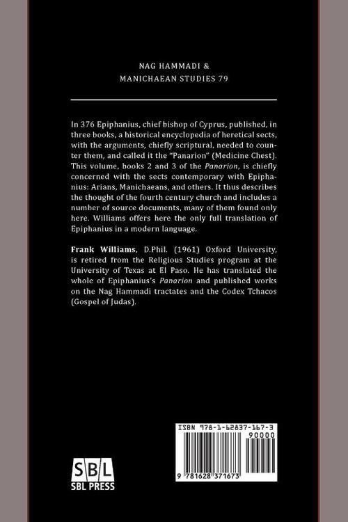 The Panarion of Epiphanius of Salamis