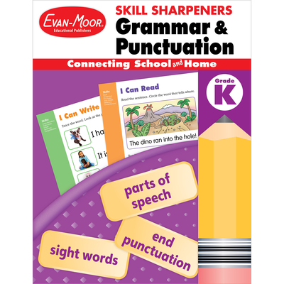 Skill Sharpeners: Grammar & Punctuation, Kindergarten Workbook