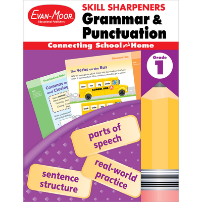 Skill Sharpeners: Grammar & Punctuation, Grade 1 Workbook