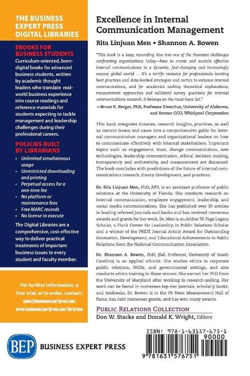 Excellence in Internal Communication Management