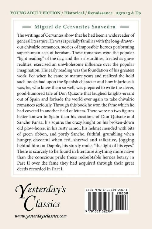 Don Quixote of La Mancha (Yesterday's Classics)