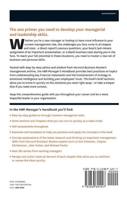 Harvard Business Review Manager's Handbook