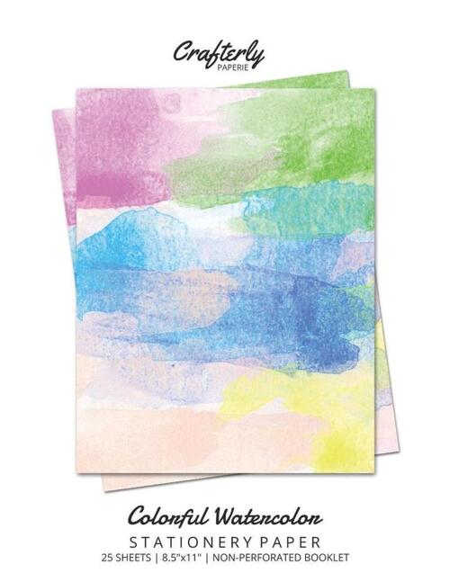 Colorful Watercolor Stationery Paper