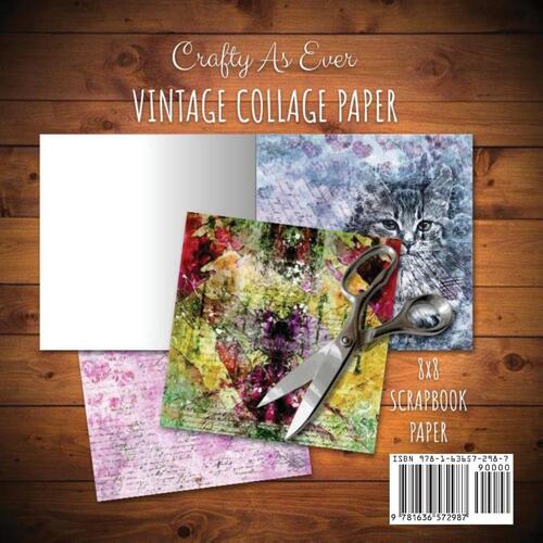 Vintage Collage Paper for Scrapbooking