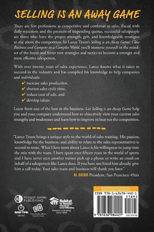 Selling is an Away Game