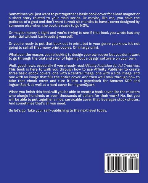 Affinity Publisher for Basic Book Covers