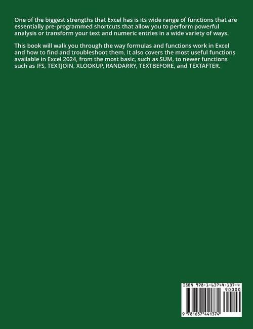 Excel 2024 Useful Functions