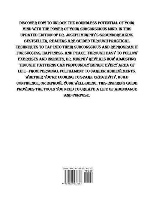 The Power of Your Subconscious Mind