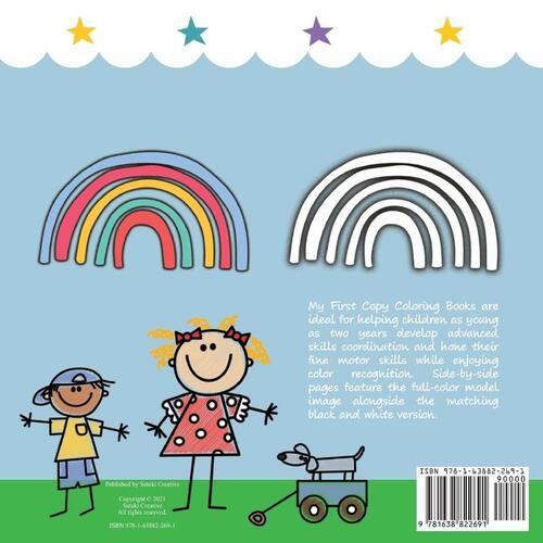 My First Shapes Copy Coloring Book