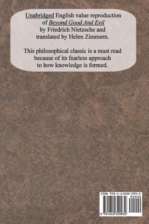 Beyond Good And Evil