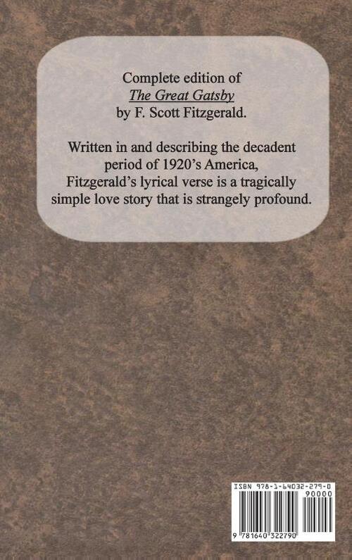The Great Gatsby