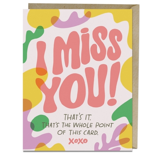 6-Pack Em & Friends I Miss You Greeting Card