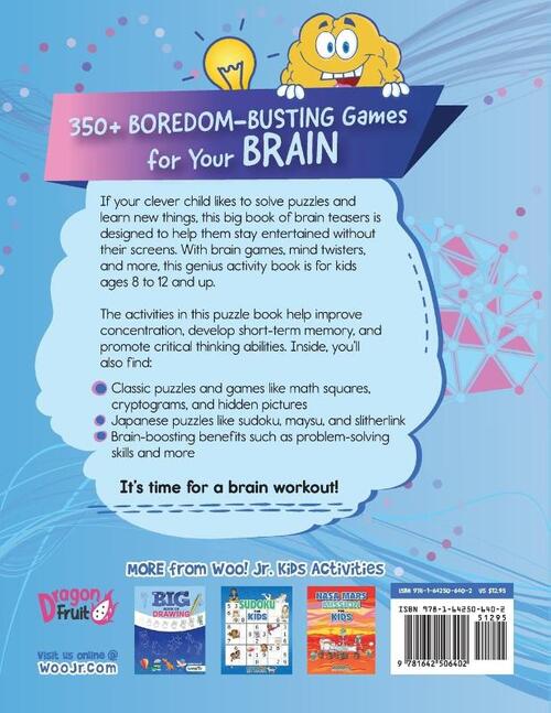 The Big Brain Teasers Book for Kids