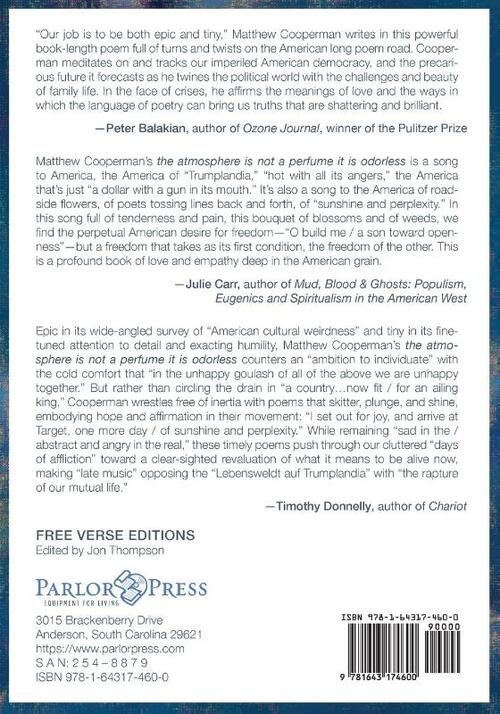 The Atmosphere Is Not A Perfume It Is Odorless