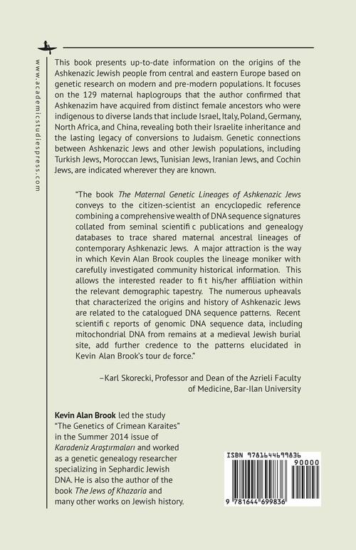 The Maternal Genetic Lineages of Ashkenazic Jews
