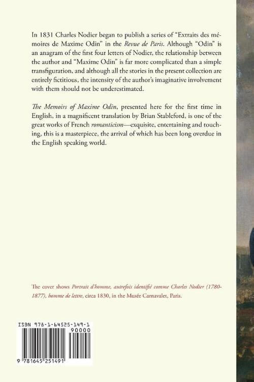 The Memoirs of Maxime Odin