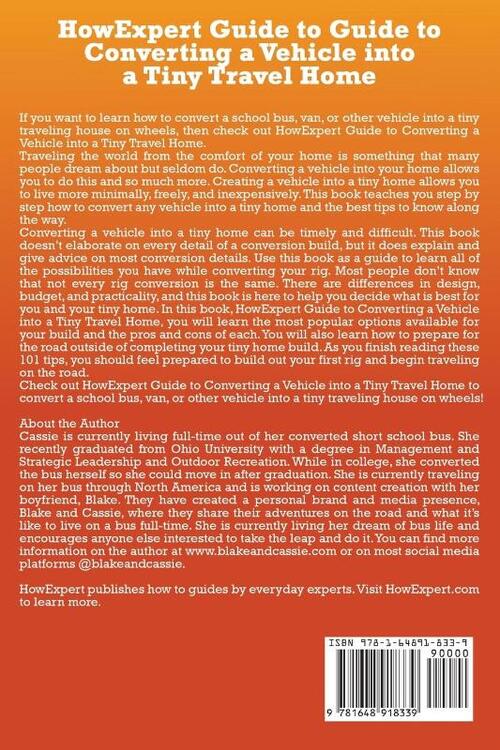 HowExpert Guide to Converting a Vehicle into a Tiny Travel Home