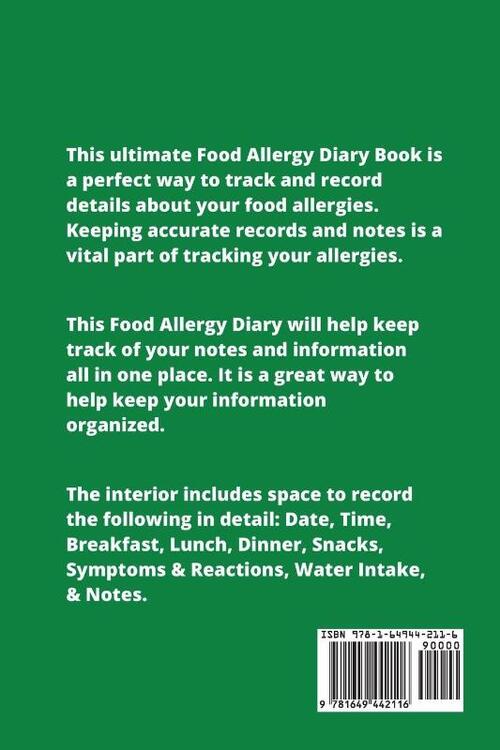 Food Allergy Diary