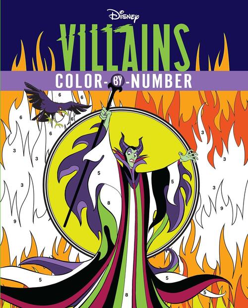 Disney Villains Color-By-Numbe