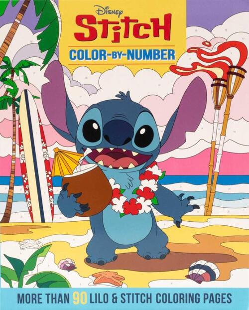 Editors of Thunder Bay Press: Disney Stitch Color-By-Number