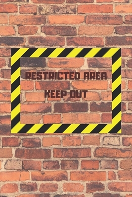 Restricted Area Keep Out: Internet password and username keeper with alphabetical tabs