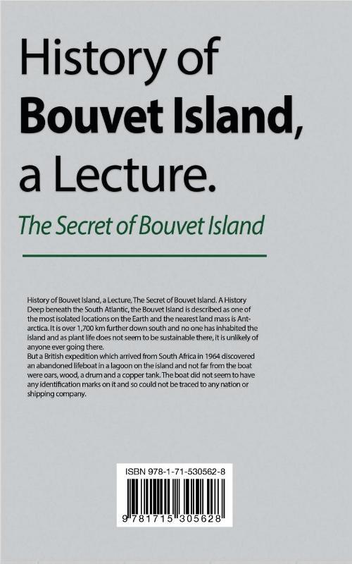 History of Bouvet Island, a Lecture
