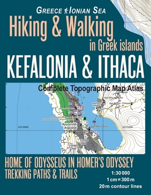 Kefalonia & Ithaca Complete Topographic Map Atlas 1