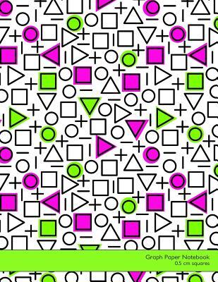Graph Paper Notebook 0.5 CM Squares: 8.5x11 Notebook Not eBook with Neo-Memphis Cover, Graph Paper Notebook with 0.5 CM Squares, Ideal for Math, Handw