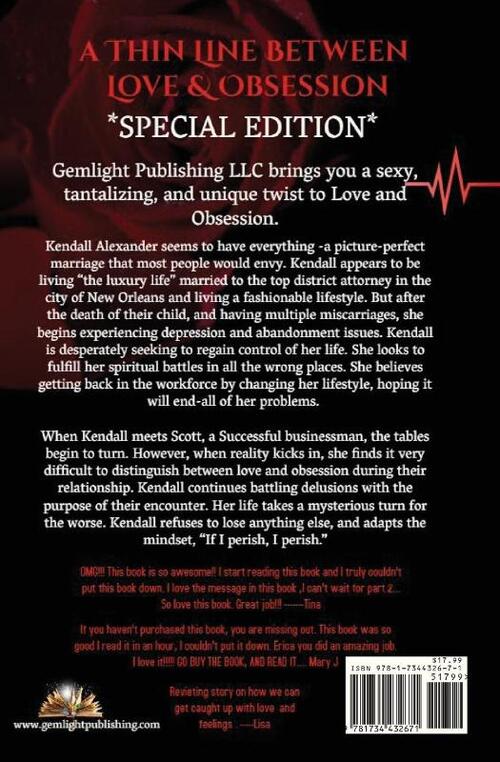 A Thin Line Between Love &Obsession ( Book one of Unravel Series)