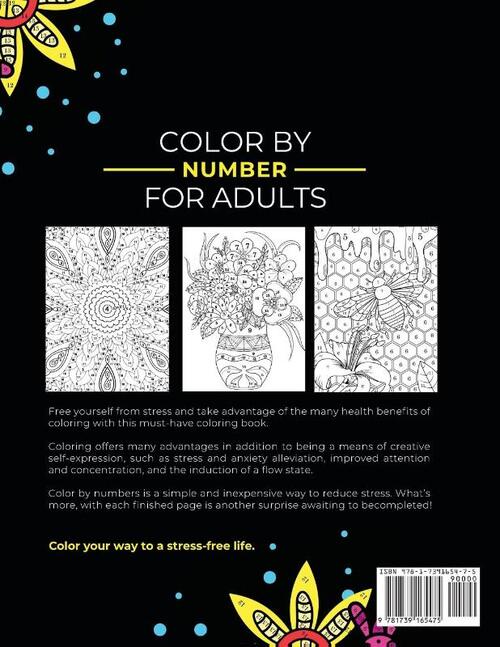 Color By Number For Adults