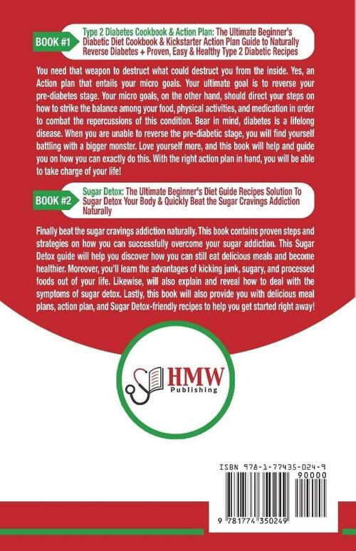 Type 2 Diabetes Cookbook and Action Plan & Sugar Detox - 2 Books in 1 Bundle