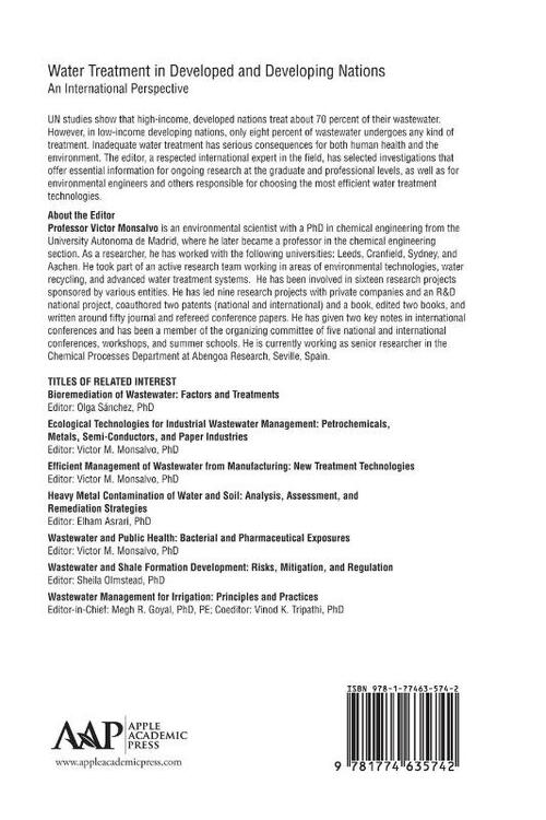 Water Treatment in Developed and Developing Nations