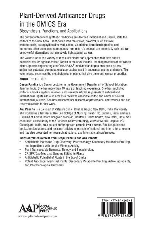 Plant-Derived Anticancer Drugs in the OMICS Era