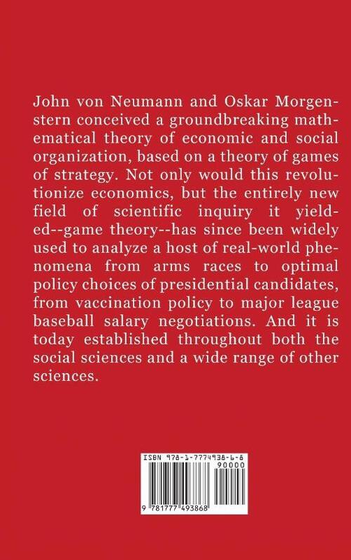 Theory of Games and Economic Behavior