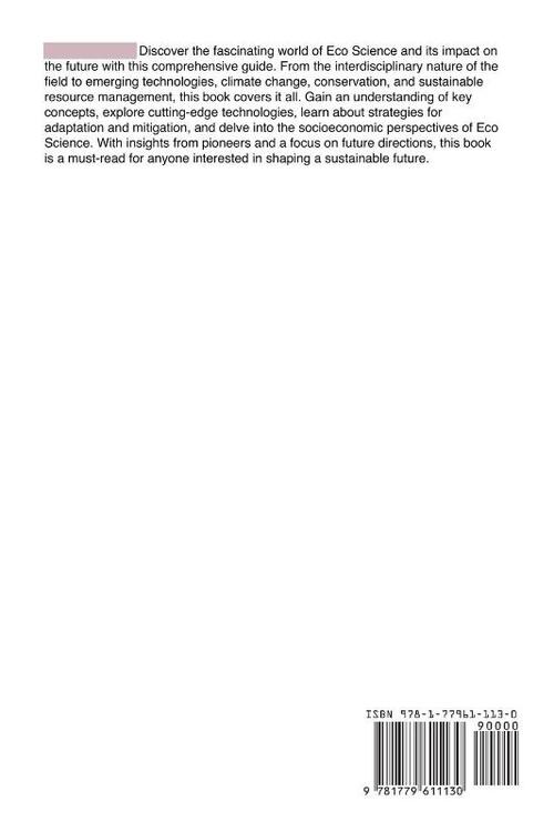 Future Trends in Eco Science