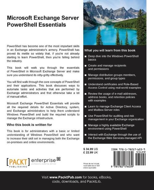 Microsoft Exchange Server PowerShell Essentials