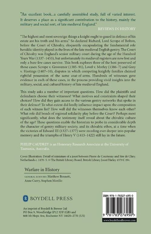 Military Society and the Court of Chivalry in the Age of the Hundred Years War