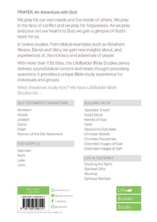Prayer (Lifebuilder Study Guides)